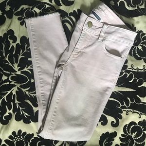 Pink American eagle skinny pants